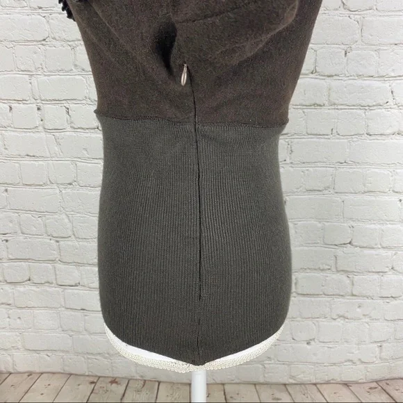 Anthropologie RYU wool ruffled off shoulder knit top SMALL - Picture 7 of 15